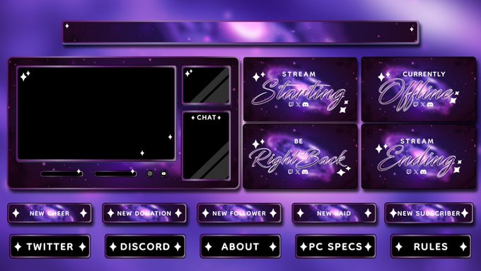 ElderAlzothVT's tweet photo. Shoutout to @FroppyDraws for my new stream overlays and notifications, they look great! https://t.co/04vpTh54Y4