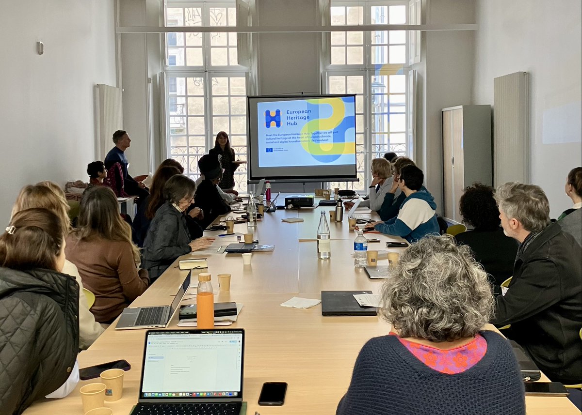 EurHeritageHub's tweet photo. ▶️ Great to start our peer-learning visit in #Nantes with Deputy Mayor for #heritage, Olivier Chateau 💬 "For many years, Nantes has involved its citizens in heritage policies. Everyone has the right to benefit from heritage & contribute to its enrichment" 👥 #SharingLocalStories https://t.co/fqWi6Sst5x