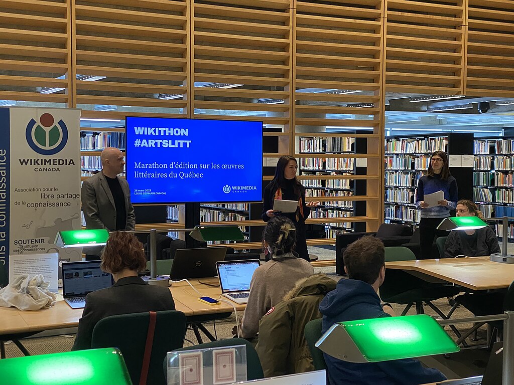 Wikimédia Canada tweet media