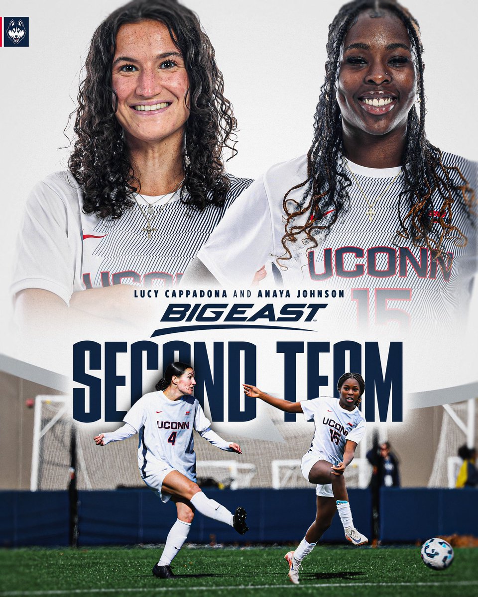 UConnWSOC's tweet photo. Our All-BIG EAST Huskies‼️ #TogetherWeRise https://t.co/Aj2oiDFKea