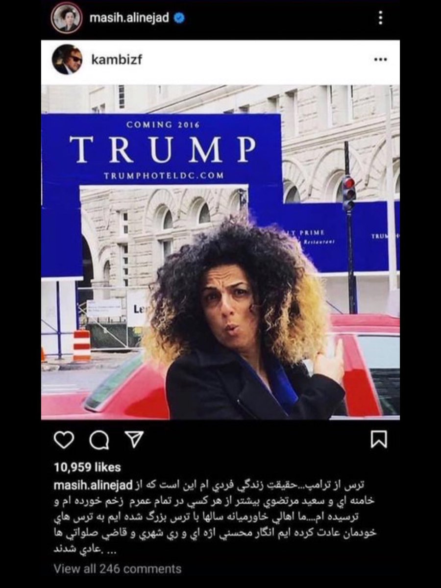 Ario8811's tweet photo. @AlinejadMasih Shut Up Alinejad https://t.co/mA9e1CYgrm