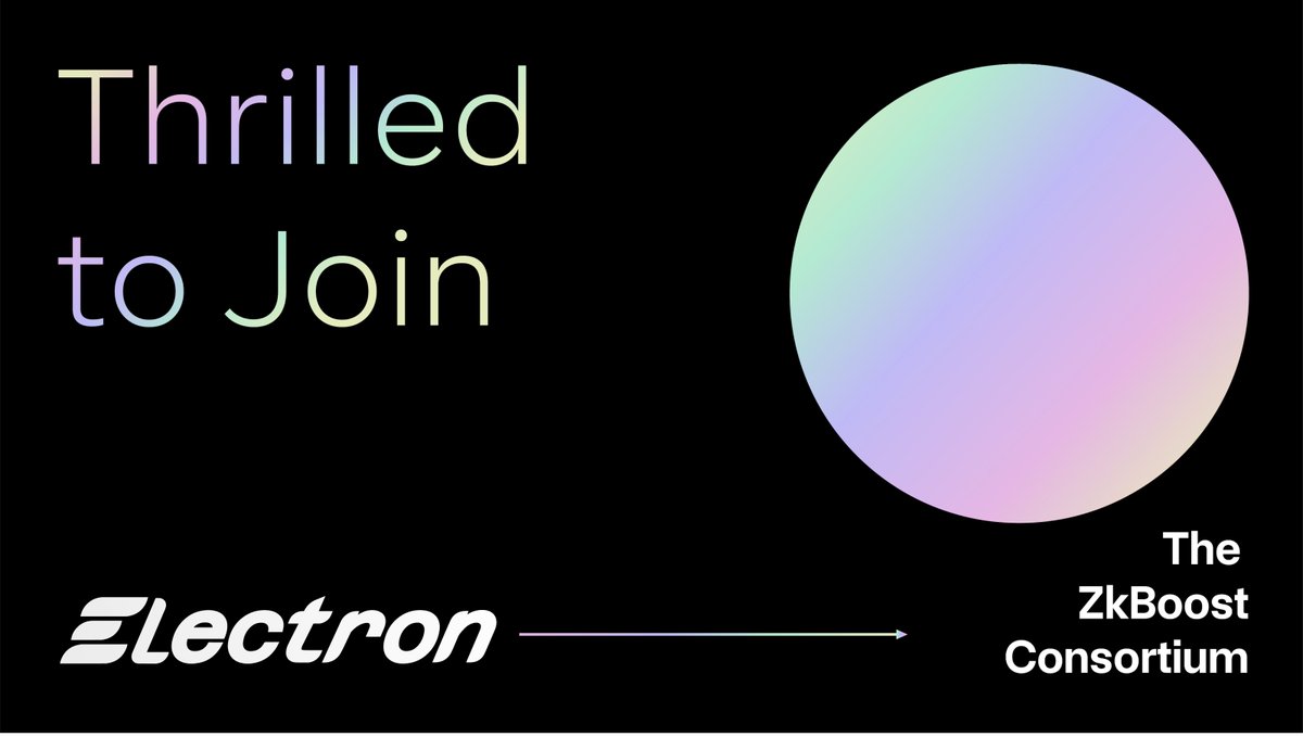 We are thrilled to announce that we have joined The #ZkBoost Consortium as a founding member. We look forward to collaborating with the industry giants to standardised proof generation and streamline ecosystem development.

Looking forward to many years of collaborating! 🚀🚀