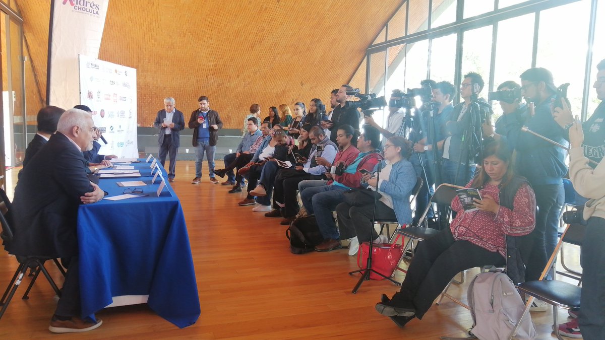 Rueda de prensa, anunciando la #NdE2024. La cual se realizará este 9 de noviembre en el Museo Regional de Cholula