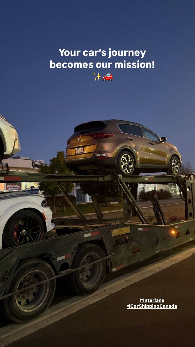shipinterlane's tweet photo. Your satisfaction is our top priority π
#interlanelogistics #truckingindustry #logisticservices #logisticinsights #carshipping #carshippingcompany #carshippingexperts #containershipping #canadacars #carhaulers https://t.co/FuiRwkQ5JR