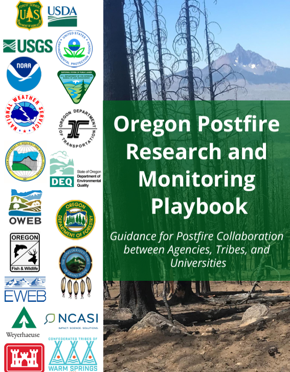 A new Oregon Postfire Research &amp; Monitoring Playbook supported by the NW Climate Hub &amp; others can help maximize efficiency &amp; collaboration among organizations working on postfire research &amp; monitoring in Oregon 🔥🌲
<a href="/ForestServiceNW/">Forest Service NW</a>
Check it out: research.fs.usda.gov/pnw/understory…