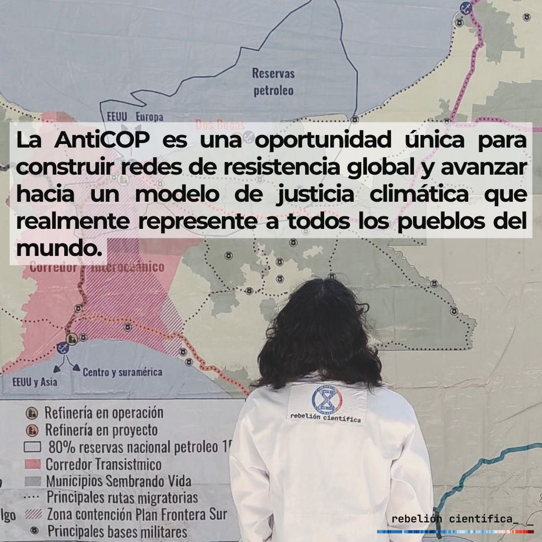 🌍✊ Rebelión Científica en la AntiCOP 2024
Junto a comunidades indígenas y activistas globales, alzamos la voz en Oaxaca por justicia climática y soluciones reales. ¡La crisis no espera! #AntiCOP2024