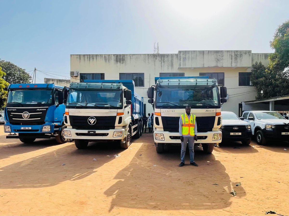 The BAC has received its first batch of waste management trucks and heavy equipment, part of a 100 million Dalasis purchase to be paid over three years.