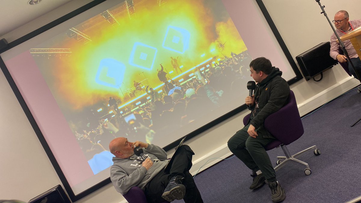 HollyJournals's tweet photo. At Journalism and Media Week, Dylan Maggs advises prospective photographers to “take your time and have fun.”

#LTJMW @LeedsTrinity @maggsvisuals https://t.co/BXh4WQ1bAD