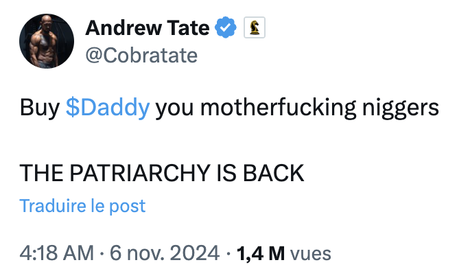 GrablyR's tweet photo. Le tweet qui résume le mieux la stratégie (payante) "cryptobro" de Trump: https://t.co/hCGdkoJj88