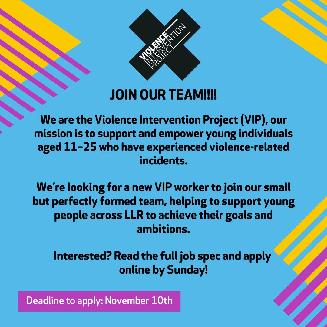 📢The deadline to apply to join the VIP team is fast approaching!

If you're level headed, a good listener, compassionate, resilient, dedicated, and great in a crisis then we want to hear from you!

Full job details and online application👇
bit.ly/3C26Xw9