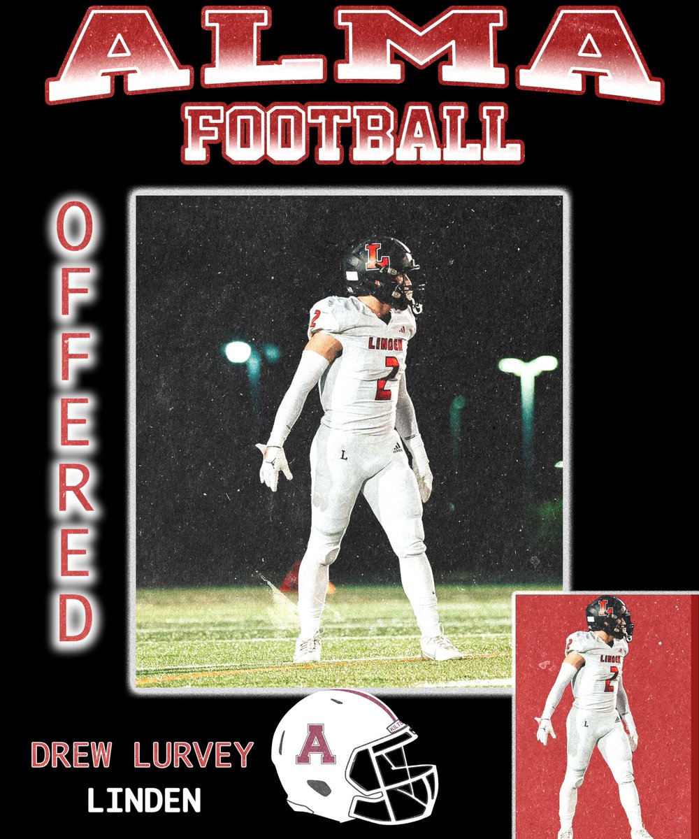 Andrew (DREW) Lurvey (@alurvey) on Twitter photo After a great call last night with <a href="/CoachSpooner_/">Teddy Spooner</a> I have received an offer to Alma! <a href="/Coach_OGara/">Cooper O’Gara</a> <a href="/CoachCouchAlma/">Jason Couch</a> <a href="/AlmaScotsFB/">Alma College Football</a> <a href="/cwilliams2209/">Chad Williams</a> <a href="/dtallman78/">Dakota Tallman™</a> <a href="/KhulettK/">Kyle Hulett</a> <a href="/yaboijb3/">javon</a> <a href="/PrepRedzoneMI/">Prep Redzone Michigan</a> <a href="/TheD_Zone/">The D Zone</a> After a great call last night with <a href="/CoachSpooner_/">Teddy Spooner</a> I have received an offer to Alma! <a href="/Coach_OGara/">Cooper O’Gara</a> <a href="/CoachCouchAlma/">Jason Couch</a> <a href="/AlmaScotsFB/">Alma College Football</a> <a href="/cwilliams2209/">Chad Williams</a> <a href="/dtallman78/">Dakota Tallman™</a> <a href="/KhulettK/">Kyle Hulett</a> <a href="/yaboijb3/">javon</a> <a href="/PrepRedzoneMI/">Prep Redzone Michigan</a> <a href="/TheD_Zone/">The D Zone</a>