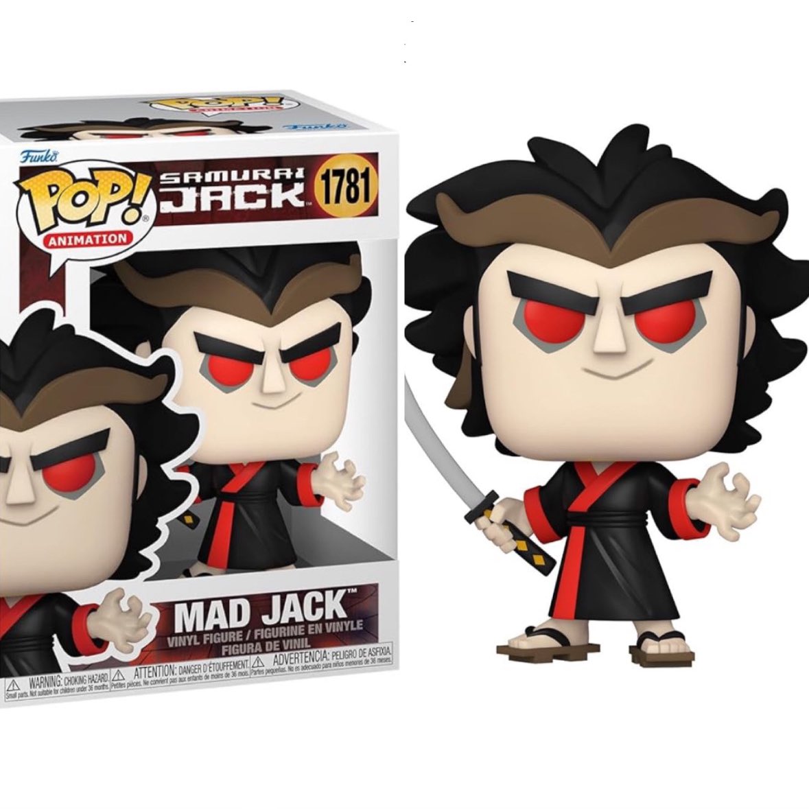 Full glams for the new Mad Jack Funko POP! You wouldn’t like him when he’s hangry .. 
Amzn ~ fnkpp.com/Am1106
EE ~ fnkpp.com/EE ~ 9AM PT
MHS ~ fnkpp.com/MH ~ 9AM PT
#Ad #SamuraiJack #FPN #FunkoPOPNews #Funko #POP #POPVinyl #FunkoPOP #FunkoSoda