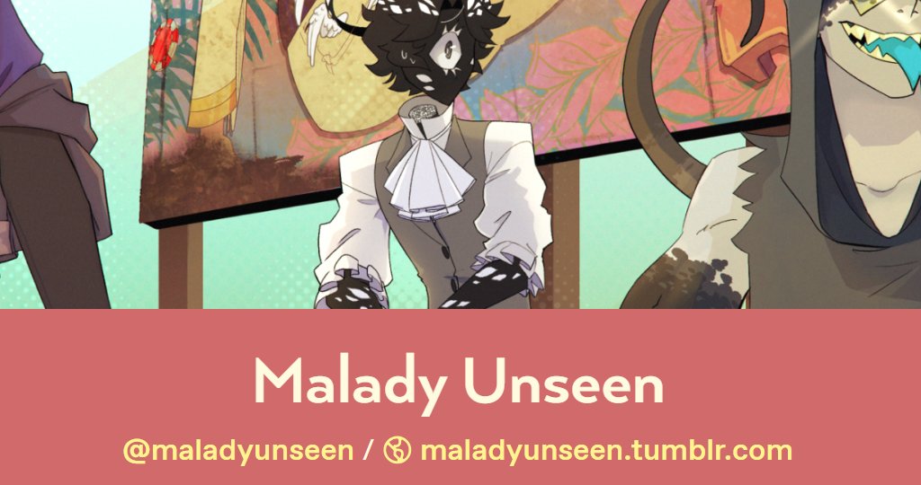Since Twitter's gonna keep sucking, don't forget to follow me and Malady Unseen on the blue butterfly app, and tumbl