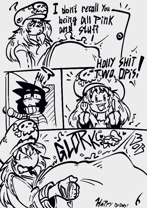 K_112B's tweet photo. @OpisVore Happy B-day https://t.co/3ExjUlG3be