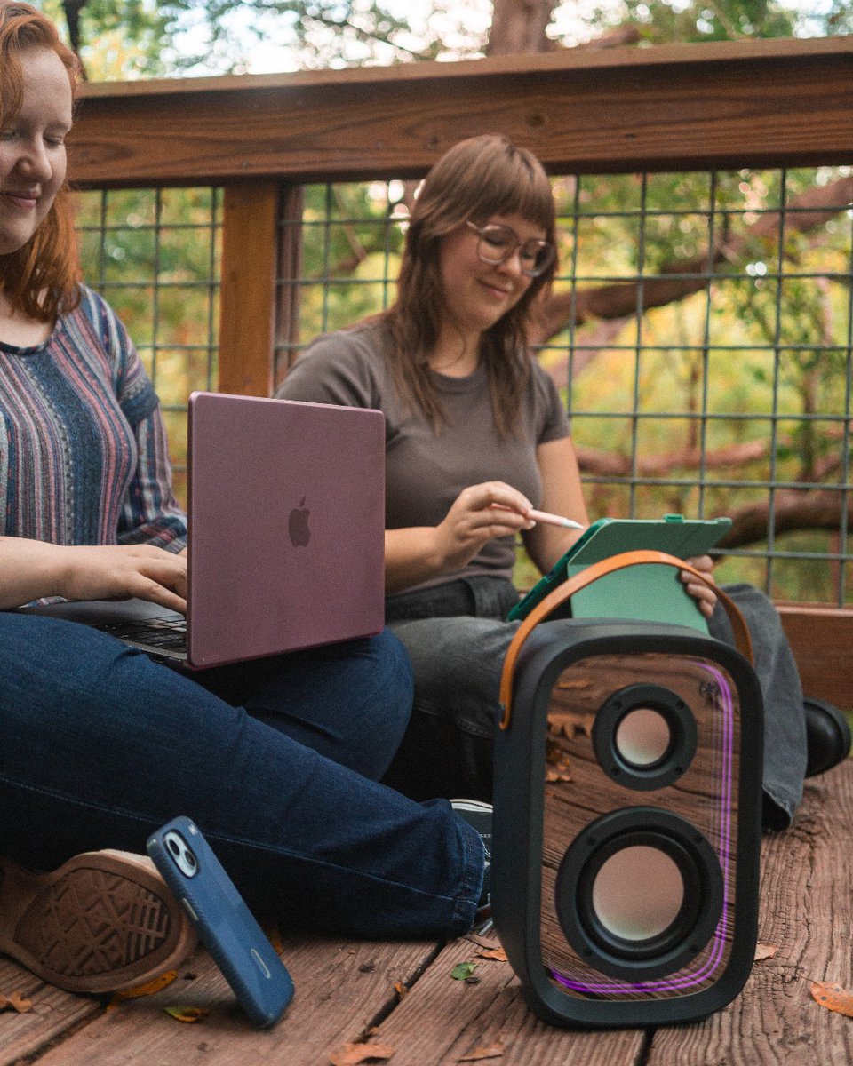 The season for the outdoors is here. And your friends and phones want in! Check out our iPhone, MacBook, and iPad cases, get a friend to check out the Fall colors and cool air, and you might as well bring an infinity speaker🔈 🎵  along the way!