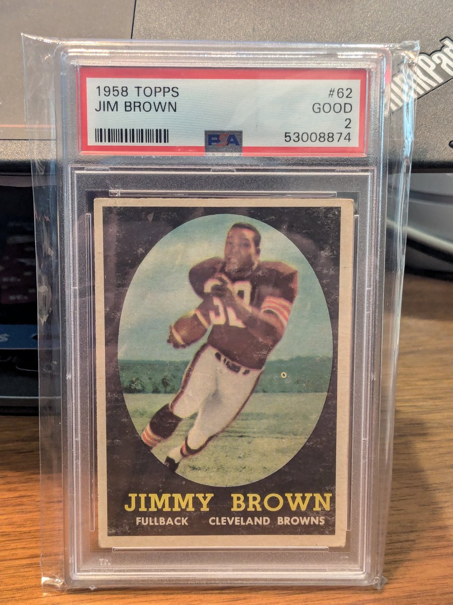 1958 Topps Jim Brown #62 PSA 2
$580 BMWT
