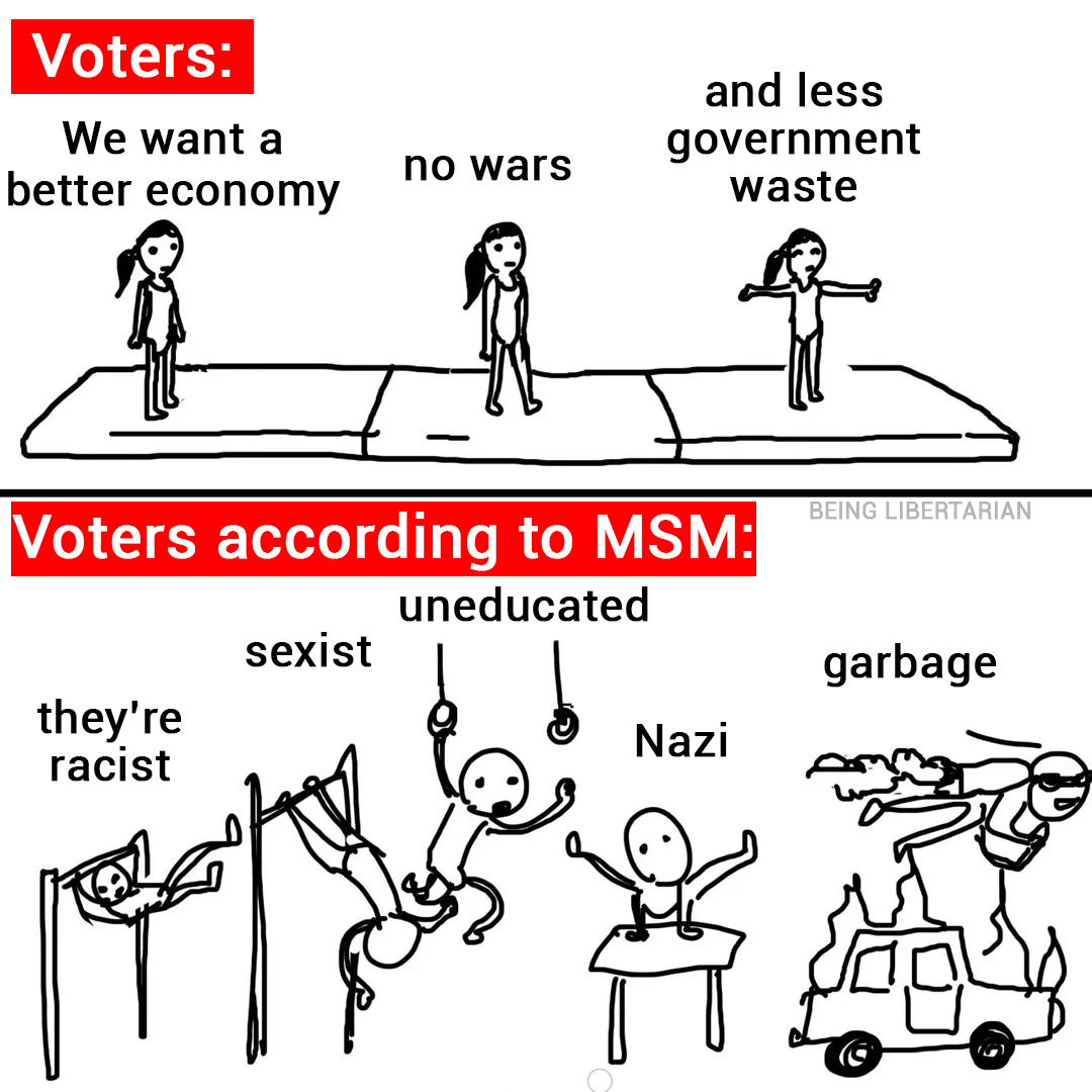 beinlibertarian's tweet photo. Watching mainstream media attempt to unpack the loss is fascinating. https://t.co/3zdbqvptw9