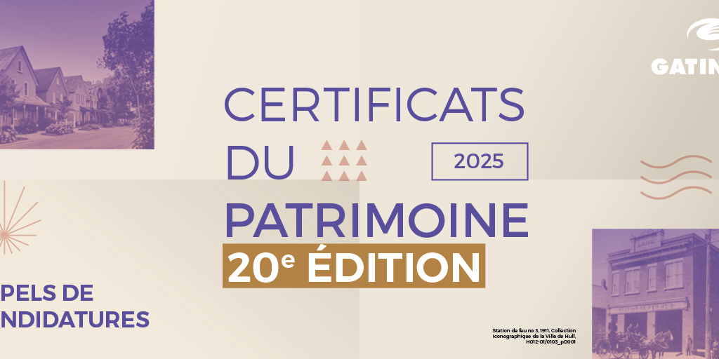 Ville de Gatineau (@ville_gatineau) on Twitter photo 🏛️ Appel de candidatures : certificats du patrimoine 2025
Cette reconnaissance honore les gens, organismes et entreprises engagés dans la préservation et la mise en valeur du patrimoine collectif. 🏺 Depuis deux décennies, cette initiative met en lumière leur passion pour 🏛️ Appel de candidatures : certificats du patrimoine 2025
Cette reconnaissance honore les gens, organismes et entreprises engagés dans la préservation et la mise en valeur du patrimoine collectif. 🏺 Depuis deux décennies, cette initiative met en lumière leur passion pour