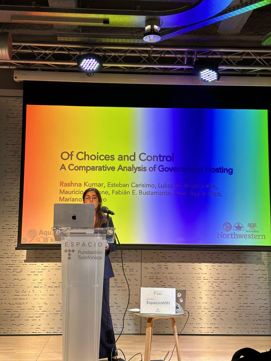 Esteban Carisimo (@estcarisimo) on Twitter photo Huge congrats to <a href="/RashnaKumar33/">Rashna Kumar</a> for an outstanding presentation at @ACM_IMC_2024! 🎉 So glad to see our work on government content delivery spark such a interesting discussion with the audience! Huge congrats to <a href="/RashnaKumar33/">Rashna Kumar</a> for an outstanding presentation at @ACM_IMC_2024! 🎉 So glad to see our work on government content delivery spark such a interesting discussion with the audience!