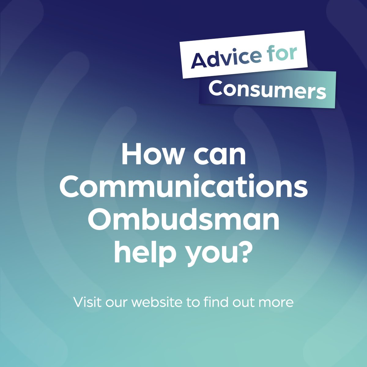 If you're having issues with your mobile, broadband, landline or pay TV provider, we may be able to help resolve your dispute. Find out when and how we can help: commsombudsman.org/raise-dispute

#broadband #mobilephone #communications #ombudsman #complaints