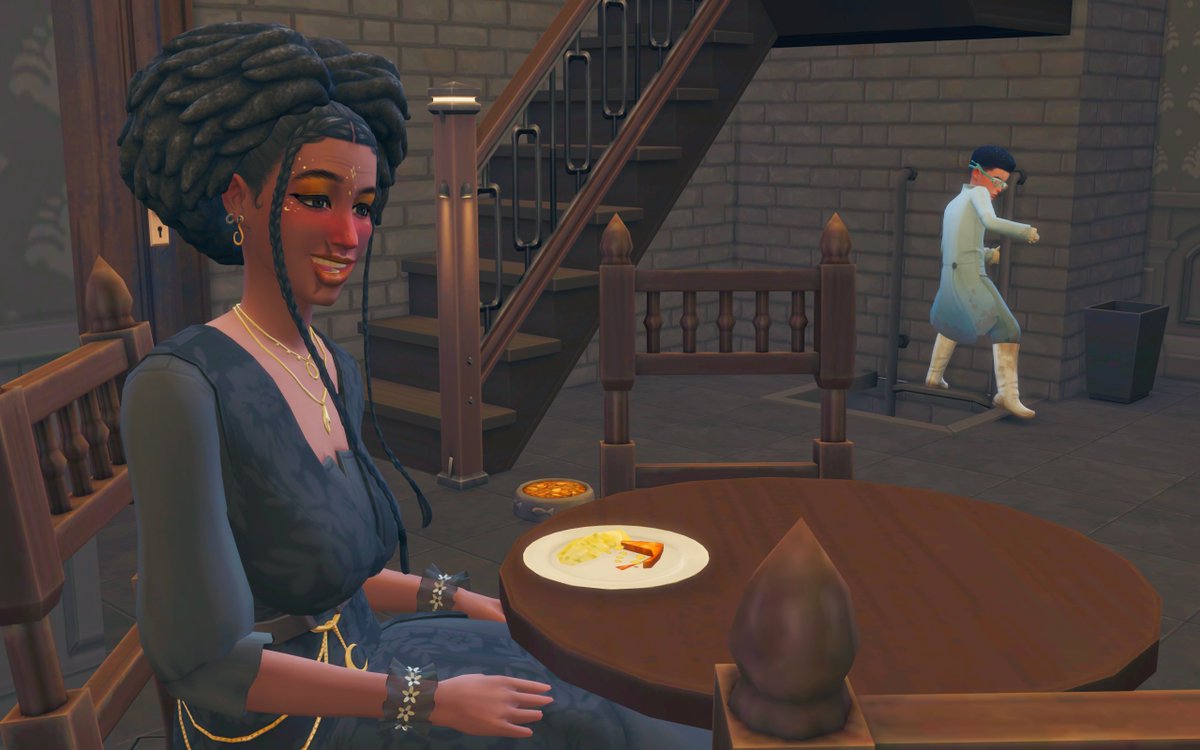 outersims's tweet photo. The next morning was slow as the kids got ready for school, and Morgana waved goodbye as Olive and Leander left for work. She spent the quiet hours tending to her growing garden.

But once everyone returned, they were excited to to attend their first Thinned Festival! https://t.co/XTDKPq6RTO