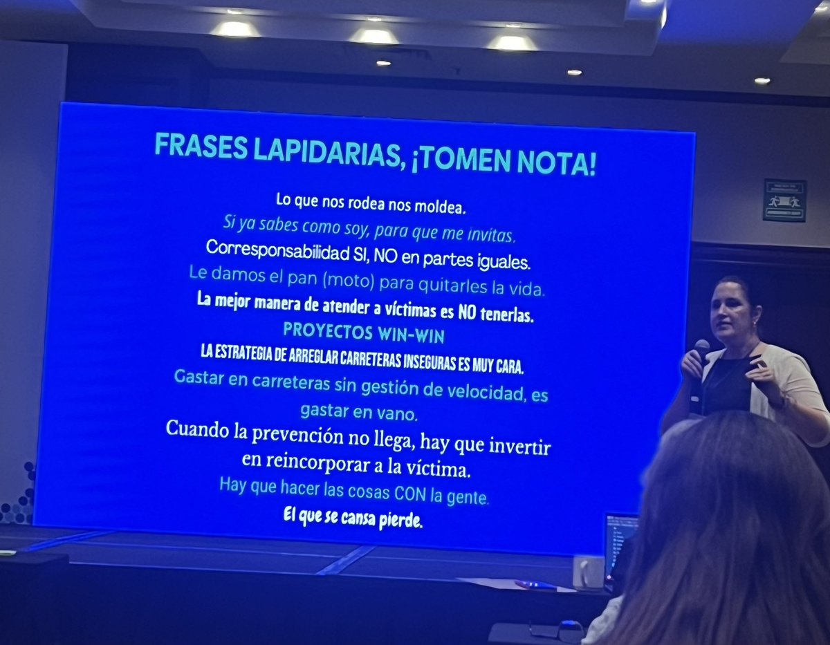 Lotte Brondum (@lottebrondum) on Twitter photo Insist, insist, insist
<a href="/RoadSafetyNGOs/">Road Safety Alliance</a> know that change takes time and are true specialists in persistance
Check out advise from <a href="/Movidanaorg_/">Fundación Ciudadana de Movilidad y Seguridad Vial</a>
#ReunionRegional #MakeItSafe #CommitToAct Insist, insist, insist
<a href="/RoadSafetyNGOs/">Road Safety Alliance</a> know that change takes time and are true specialists in persistance
Check out advise from <a href="/Movidanaorg_/">Fundación Ciudadana de Movilidad y Seguridad Vial</a>
#ReunionRegional #MakeItSafe #CommitToAct