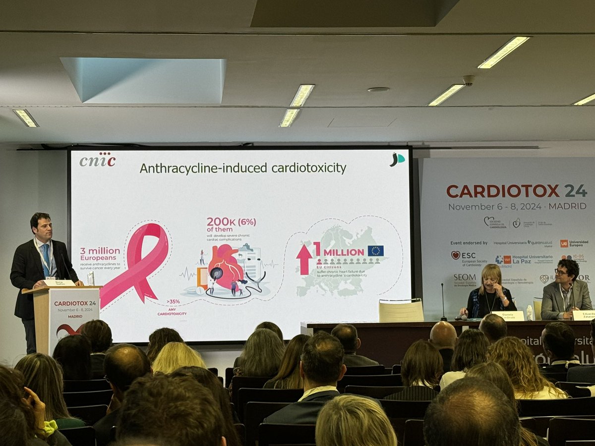 DrRaulCordoba's tweet photo. @Borjaibanez1 to present the update on @resilienceH2020 clinical trial to prevent anthracycline-induced cardiotoxicity in patients with #lymphoma with the intervention of remote ischemic precondition regimen #CARDIOTOX2024 #CardioOnc https://t.co/upURDMkpMF