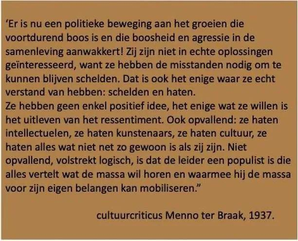 Het probleem is niet nieuw.
Dat staat vast.

Het is trouwens ook niet de bedoeling het op te lossen.
Dat staat ook vast.