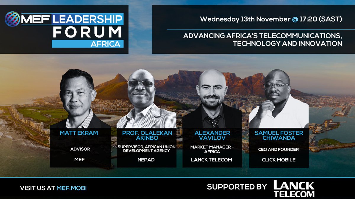 selemanykitenge's tweet photo. @akinbooa from @NEPAD_Agency will be speaking at MEF Leadership Forum Africa. Don’t miss out! https://t.co/8KAxxUppdD