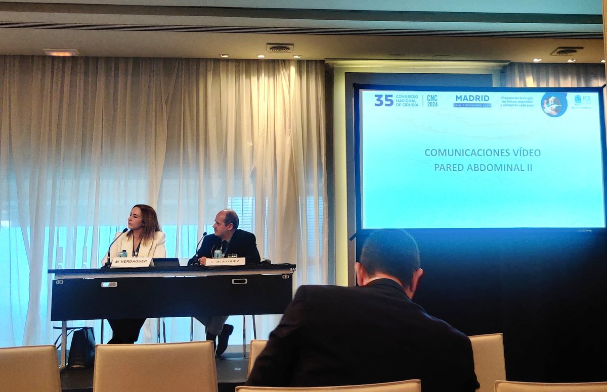 PilarMartinezLopez (@piilaarr) on Twitter photo 🚨Grandes aportaciones hoy en el Congreso Nacional de Cirugía de la mano de <a href="/Mirevdg/">Mireia Vdg</a> y <a href="/VictRodriguesG/">Victor Rodrigues</a> ✨🙌🏽
#CNC2024 <a href="/AecPared/">Seccion Pared AEC</a> <a href="/aecirujanos/">aecirujanos</a> <a href="/eurohernias/">European Hernia Society</a> 🚨Grandes aportaciones hoy en el Congreso Nacional de Cirugía de la mano de <a href="/Mirevdg/">Mireia Vdg</a> y <a href="/VictRodriguesG/">Victor Rodrigues</a> ✨🙌🏽
#CNC2024 <a href="/AecPared/">Seccion Pared AEC</a> <a href="/aecirujanos/">aecirujanos</a> <a href="/eurohernias/">European Hernia Society</a>