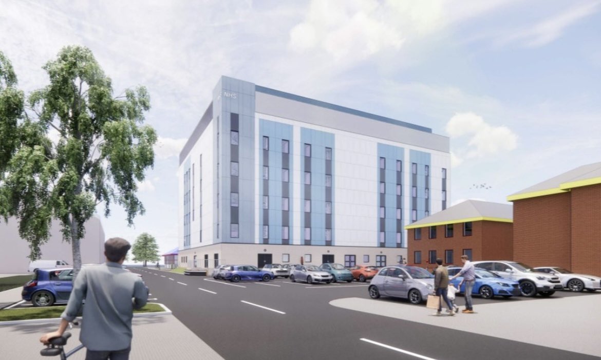 TomHayesBmouth's tweet photo. Today was fantastic 🎉 It was a privilege to join @UHD_NHS to break ground on a new £91 million ward and catering block at the Royal Bournemouth Hospital! 🏗️ https://t.co/rydvBOvHY3