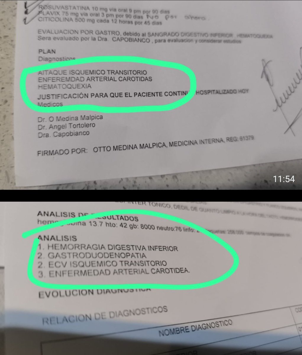 Comunicado 🧵📢

Hago esto ya q estoy pasando por una condición de salud delicada hace unos meses y empeoró semanas atrás 

E sufrido 3 ACV. Ocasionando perdida de la vista lado izquierdo y durmiendose desde la cara hasta el brazo . Adicional hemorragia de sangrado por el recto.