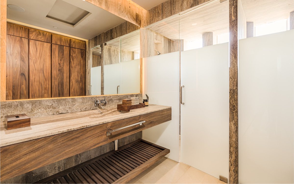 progressivedesf's tweet photo. When starting this project, I aimed to design a bathroom that radiates warmth and serenity 🌿.

#BathroomDesign #InteriorInspo #WarmInteriors #SereneSpaces #NaturalMaterials #ModernBathroom #CozyVibes #HomeSanctuary #DesignGoals https://t.co/9zHa0vUNIM