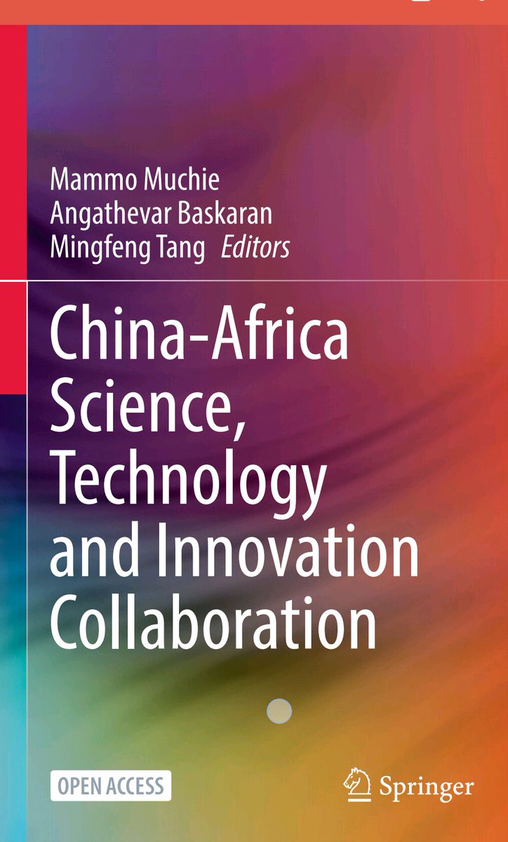 Recently published book chapter published by #Springer, title "China-Africa Science, Technology and Innovation Collaboration"

#China #africa #ChinaAfrica #ChinaAfricaRelations #chinaafricaforum #Ethiopia #nigeria #Zambia #Burundi #Mozambique #BurkinaFaso #Zambia #Zimbabwe
