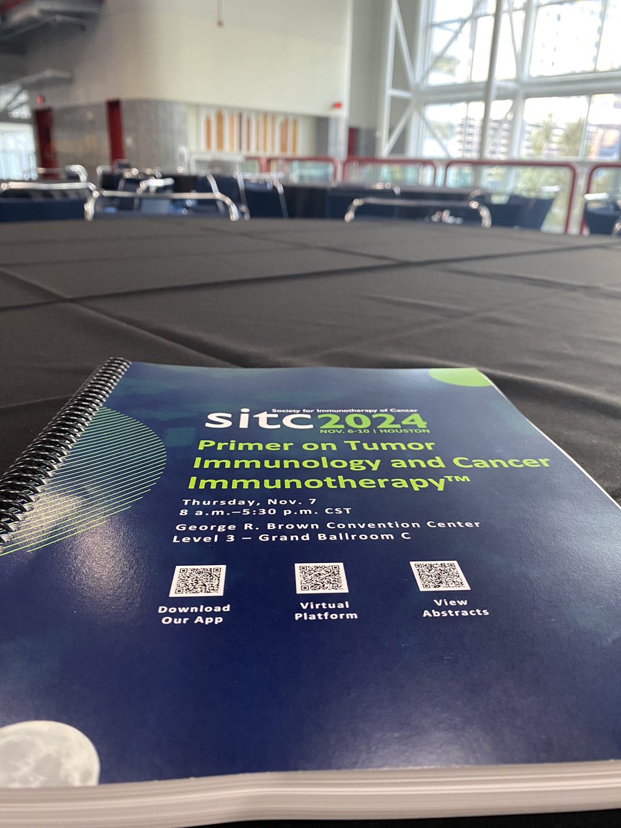 Very happy to be back at the <a href="/sitcancer/">Society for Immunotherapy of Cancer</a> annual meeting to present at the Primer on Tumor Immunology and Cancer Immunotherapy tomorrow! <a href="/sitcancerECS/">SITC Early Career Scientist Committee</a> #SITC2024 #CancerResearch #Immunotherapy