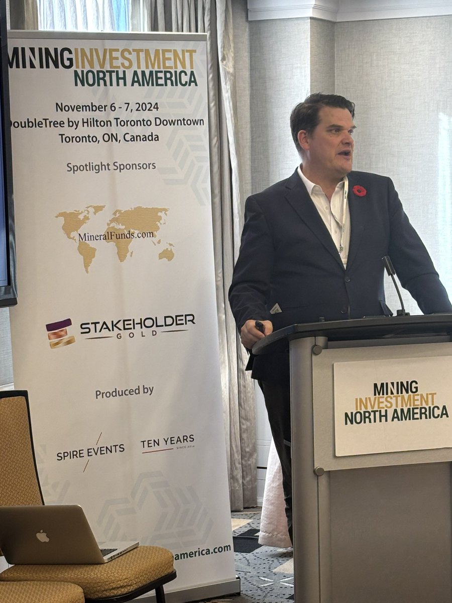 Focus on how critical minerals influence energy transition at Mining Investment North America Conference in Toronto 🇨🇦 with Sean Samson from Clean Energy Transition Inc