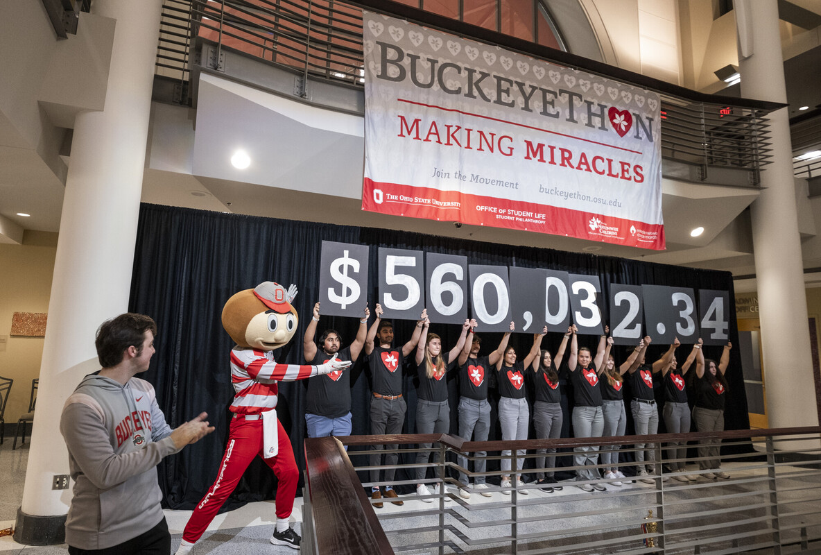BuckeyeThon's tweet photo. After a brief hiatus, we are BACK and excited to update you all on what BuckeyeThon has been up to for the last couple of years 📷Here's what you might have missed at the most recent Dance Marathon in February! https://t.co/G0mDnhv77r