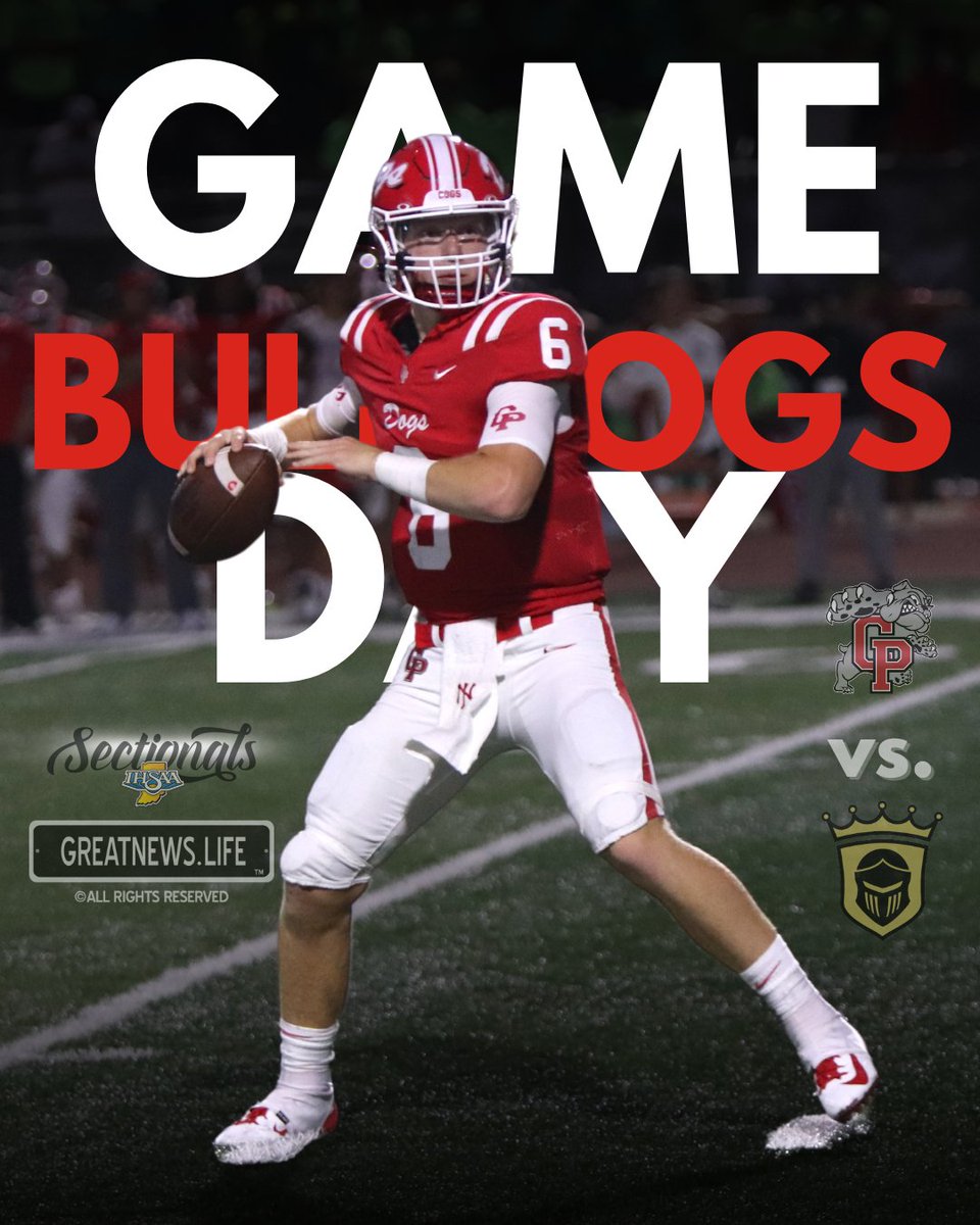 🐾 Game Day is coming soon Bulldogs! Time to unleash the power and defend your title! Show them what Bulldog pride looks like. 🐾 Good Luck at sectionals boys!

<a href="/CPHSSports/">CPHS Athletics</a> | <a href="/CPdogsfootball/">Crown Point Football</a>