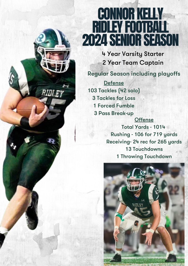 End of year stats from both sides of the ball!! <a href="/hs_ridley/">Ridley HS Football</a> <a href="/DELCOFootball/">#DelcoFootball</a>