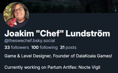 Alright, Twitter. It is time to move on to that other social media platform. I'm not going to delete this account, but I'll stop being active here unless it's about my games (Partum Artifex mainly).

But for personal use, I'm off Twitter from now on! Hope to see you there! 💚