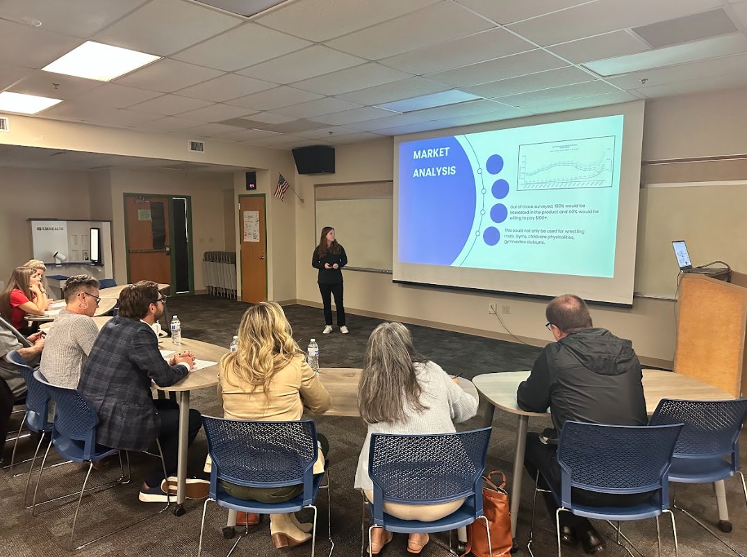 Proud of our <a href="/PLTWorg/">Project Lead The Way</a> Capstone students for their great presentations to our panel of jurors today. On to defining parameters of preliminary designs next! #connectedlancer