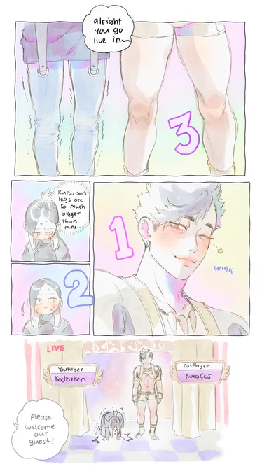 PART 14 of an AU where Kenma is a fan of gravure model kuroo 