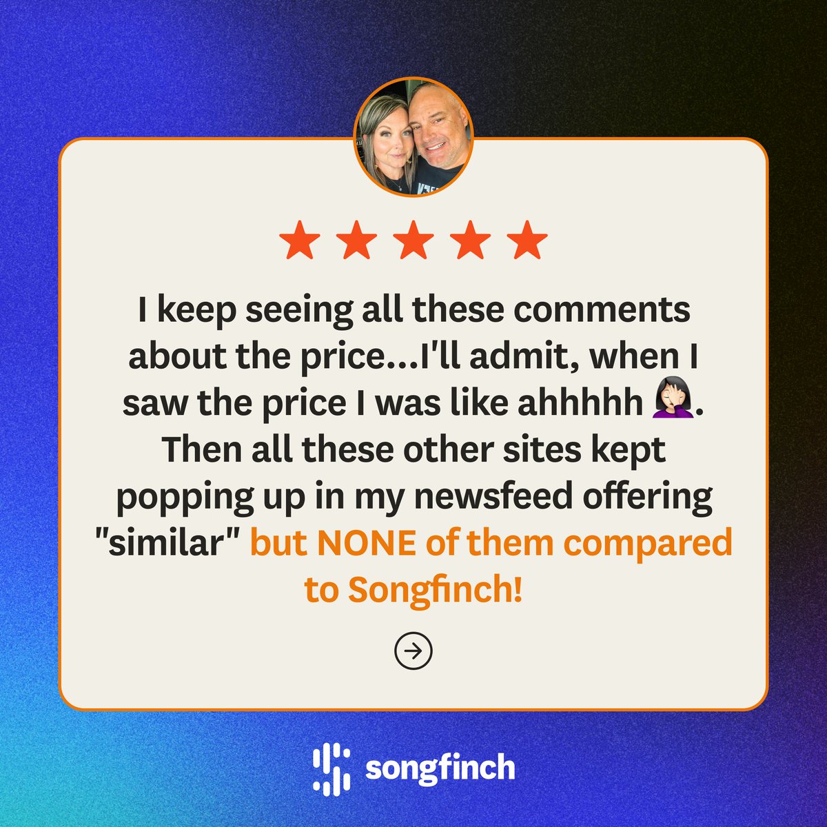 Songfinch tweet media
