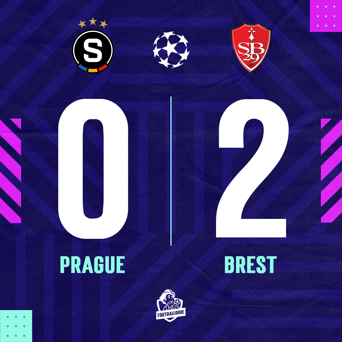 Footballogue's tweet photo. SPARTA PRAGUE 🇨🇿 0-2 🇫🇷 BREST

⚽️ DOUMBIAAAAAAAAAAAA ILS VONT ENCORE LE FAIRE MAIS C'EST FOU !!!!! 🤩🤩🤩
