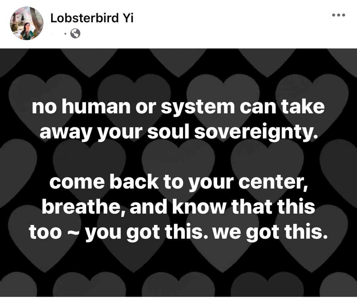lobsterbird's tweet photo. REMEMBER: you are soul embodied✨🖤✨ https://t.co/ScmUdzAVXU