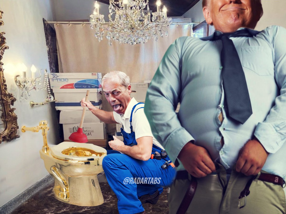 radartabs's tweet photo. Nigel Farage 'very busy' helping DT at Mar-a-Lago... https://t.co/L6XWYWPINo
