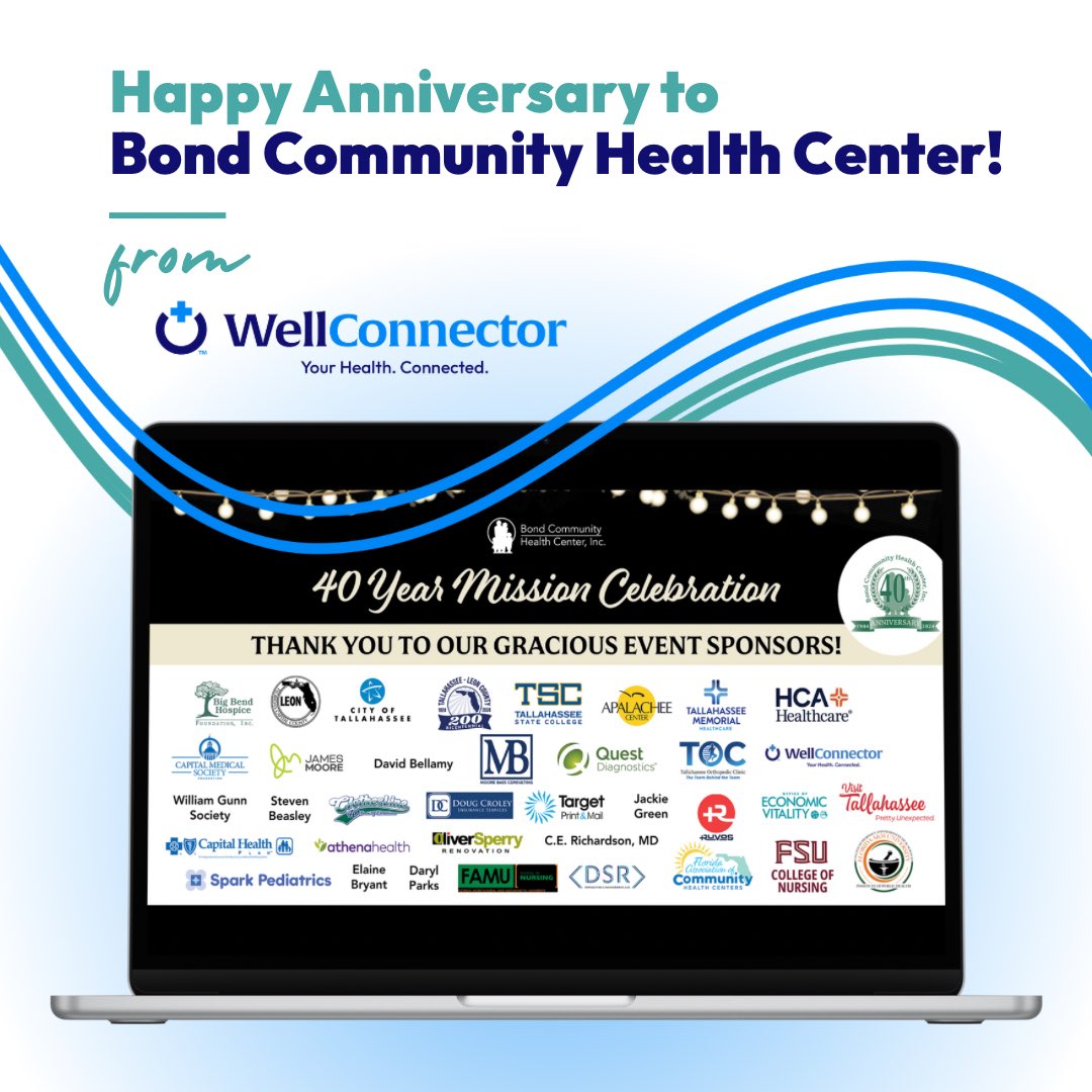 WellConnector (@wellconnector) on Twitter photo WellConnnector is proud to support <a href="/bond_chc/">Bond Comm Health Center, Inc.</a> as it celebrates 4 decades of providing access to quality healthcare for all people in our community! Wishing you a fantastic 40 Year Mission Celebration Friday! Learn more about the mission of Bond CHC at bondchc.com. WellConnnector is proud to support <a href="/bond_chc/">Bond Comm Health Center, Inc.</a> as it celebrates 4 decades of providing access to quality healthcare for all people in our community! Wishing you a fantastic 40 Year Mission Celebration Friday! Learn more about the mission of Bond CHC at bondchc.com.