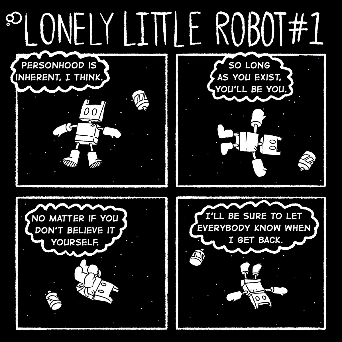 Lonely Little Robot #1: Alalgar thinks about identity.