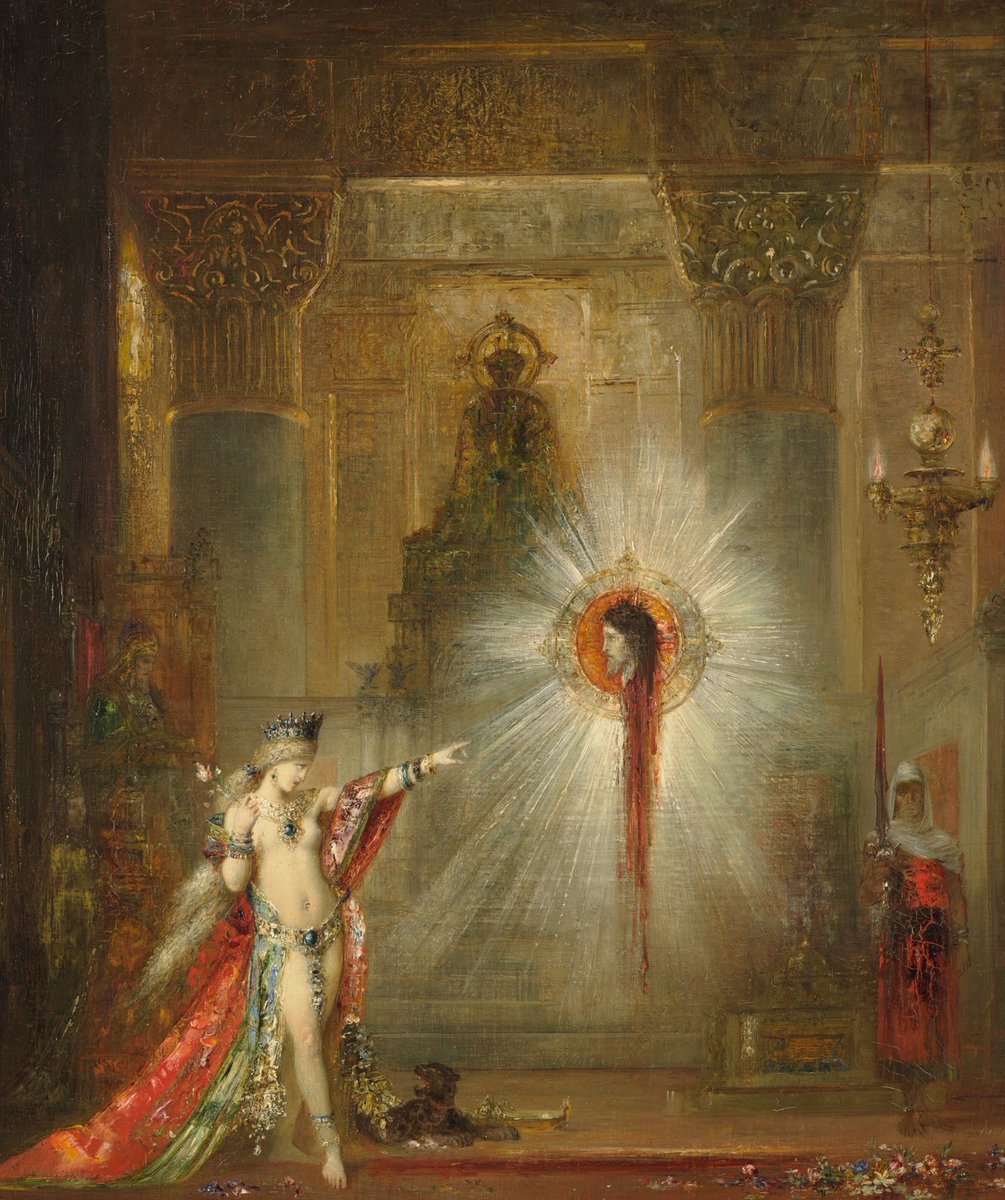 solisolsoli's tweet image. The Apparition, 1876, by Gustave Moreau