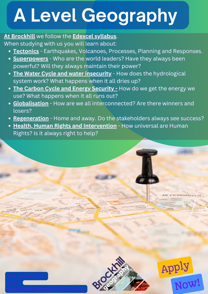 Curious to discover what your Post-16 future holds at Brockhill Park Performing Arts College? Then pop along to our Sixth Form Open Evening! Here are just some of the courses we offer. 
📆 Tuesday 12th November 2024 from 6-8pm